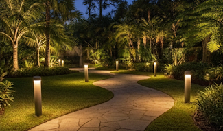 Iluminación de jardín